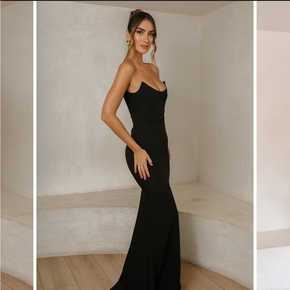Elegant Black Evening Gown